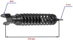 Power Force Piaggio/Gilera AMT000058 Hátsó lengéscsillapító Power Force Futómű és fék alkatrész Lengéscsillapító