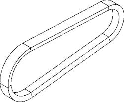 Kymco N-5U Szíjhajtás (23100-LBA2-305) Kymco Erőátviteli alkatrész Ékszíj