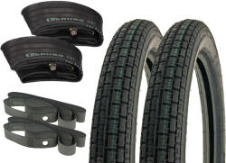 Heidenau motor, robogógumi szett K30 2.75-16 M/C 46J TT + gumibelső Heidenau Felnik, gumik, kiegészítők Gumik Moped gumik