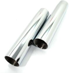  Krómozott lengéscsillapító hüvelyek 205mm Kreidler Florett RS RM LF LH Eiertankhoz Diverse / Import Futómű és fék alkatrész Lengéscsillapító