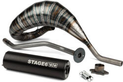 Stage6 Kipufogó Stage6 80 - 90 Derbi fekete Stage6 Kipufogó és alkatrészei Kipufogó Robogó kipufogó (tuning)