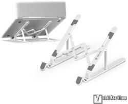 DEVIA SMART asztali laptop, tablet tartó állvány - FEHÉR - max. 16" méretű készülékekhez, passzív hűtés, laptopod jobb szellőzése érdekében