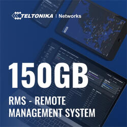 Teltonika 150 GB adatcsomag 10 évre (RMS Connect/VPN) (RMSDT101G150)
