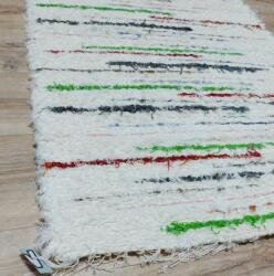 Látvány Textil Rongyszőnyeg Rüti nyers alapon csíkos Z. 76x133cm