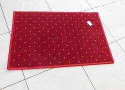Látvány Textil Kft Bordó mintás lábtörlő kb: 40x60cm