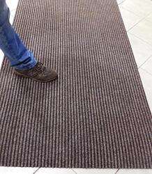 Látvány Textil Bordázott strapabíró futószőnyeg 100cm széles barna