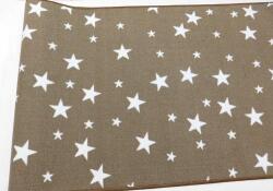 Látvány Textil Kész szőnyeg buklé barna csillagos 80x200cm