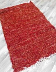 Látvány Textil Bordó beszövéses rongyszőnyeg 70x140cm