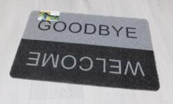 Látvány Textil Kft Curly lábtörlő szürke Welcome Goodbay 40x60cm