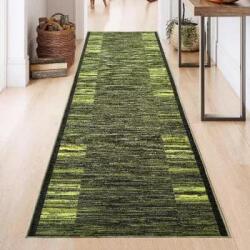 Látvány Textil Futószőnyeg zöld mintás KB: 67cm széles