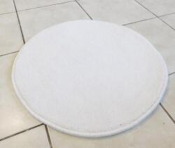 Látvány Textil Shaggy törtfehér kör szőnyeg 80cm átmérő