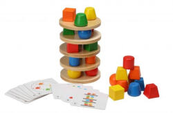 Child Friends Toronyépítő fajáték, geometriai formákkal fajáték (5217)