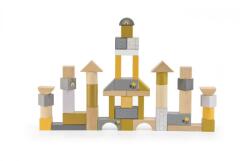 Label Label Label-Label 50 darabos fa építőkocka készlet - Sárga építőkocka (25361)