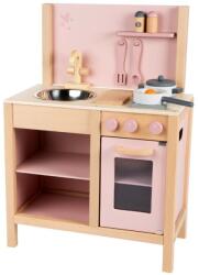 Label Label Label-Label fa játékkonyha rózsaszín (25385)