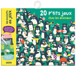 AUZOU - letörölhető fejtörő feladatkártyák - állatok (Auzou7005)