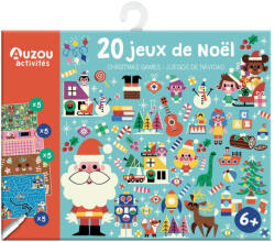 AUZOU Letörölhető fejtörő feladatkártyák, Karácsony Auzou (AUZOU5567)