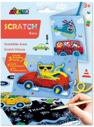 AVENIR Avenir Kids-Karckép üdvözlőkártya készítő, Autók - Kreatív játék (AvenirCH221856)