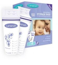 Lansinoh Anyatejtároló zacskó 50 db (5060062991642)