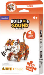 mierEdu - Hangot adó 3D állatos puzzle - Tigris (MEPP1117)