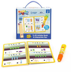 Learning Resources Hot Dots - Numberblocks - Foglalkoztató füzet interaktív tollal - 20-as számkör (EI-2551)