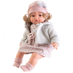 Antonio Juan Síró Benita baba őszi kabátban és kis sapkával (16277)