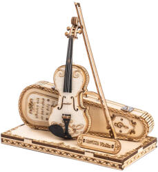 Robotime Hegedűművész 3 D fa puzzle modell - 62db-os (TG604K)