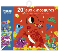 AUZOU Letörölhető fejtörő feladatkártyák, Dinoszauruszok (AUZOU7110)