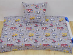 TextilNagyker Vészhelyzeti járműves Ovis ágynemű - 2 részes (paplan, párna) (K234/TA)