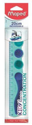 Maped Vonalzó - műanyag, 20 cm - Kidy Learn Concentration (IMA277900)