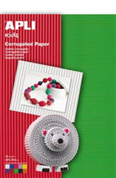 Apli Hullámkarton papír, 297x210 mm, 10 ív, APLI, vegyes színek (LCA13826)