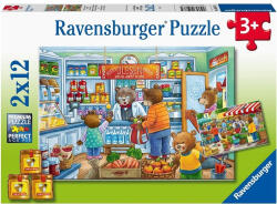 Ravensburger A boltban - 2 x 12 db-os puzzle - Ravensburger (40976)
