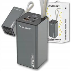 Wozinsky K65+ 65W 30000mAh 2x USB-C, 1x USB-A 65W - fekete (5907769364457)
