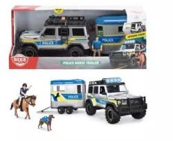 Dickie Toys Rendőrségi lószállító játékszett 1:24 (203717007038)
