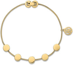 Tommy Hilfiger Bratara din otel placat cu aur cu pandantive TH2700980