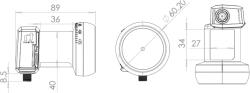 AB-COM LNB Inverto HOME PRO Universal Single (LNB INV H PRO SINGLE)