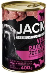 Jack kutya konzerv ragu borjúhússal 400g