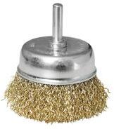 Extol Craft drótcsiszoló fazékkefe, csapos; 50mm (17056)