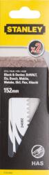 STANLEY STA24082-XJ Orrfűrészlap falazathoz és pórusbetonhoz HAS, 152 mm, 2 db (STA24082-XJ)