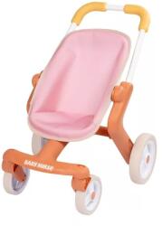 Smoby Baby Nurse: Bolygó kerekes babakocsi- rózsaszín (7600251224) - jateknet