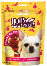 Pan Mięsko PAN MIĘSKO Fruits and Veggies Banan cu rață gustare pentru câini 100 g