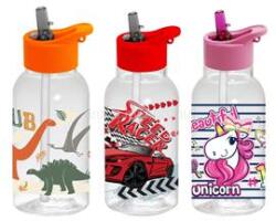 SOLMAZER IRIS kulacs szívószállal 460ml mintás (1db) (161807-849) (161807-849)