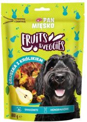 Pan Mięsko PAN MIĘSKO Fruits and Veggies Pară cu iepurele gustare pentru câini 100 g