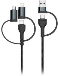 V-TAC Cablu 5IN1 tip c - MICROUSB - USB - lightning 1.2M V-TAC SKU-7747 (SKU-7747)