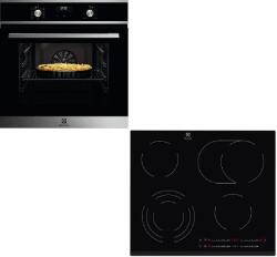 Electrolux EOF5F50BX / EHF6547FXK Sütő+ főzőlap szett (EOF5F50BX / EHF6547FXK)