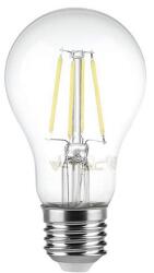 V-TAC Bec E27 A60 cu filament LED 6W 4000K alb neutru V-TAC SKU-214303 (SKU-214303)