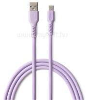 COLORUM Usb-c Kábel 1, 8m 3a (levendula) (col718555) (col718555)