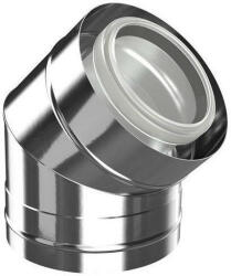 Bosch 80/125 rozsdamentes könyök 45° ( 7738112701 ) (7738112701)