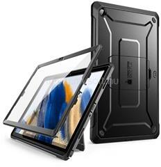 SUPCASE Samsung Tab A11 Plus LTE UNICORN BEETLE PRO műanyag tok 360°-os védelem, műanyag előlap, FEKETE (GP-153310) (GP-153310)