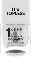 Nails Inc. Nails Inc. It’s Topless géles körömlakk a hosszan tartó hatásért árnyalat Mia 14 ml