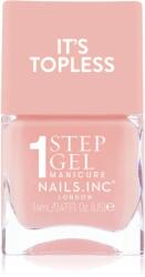 Nails Inc. Nails Inc. It’s Topless géles körömlakk a hosszan tartó hatásért árnyalat Trinny 14 ml